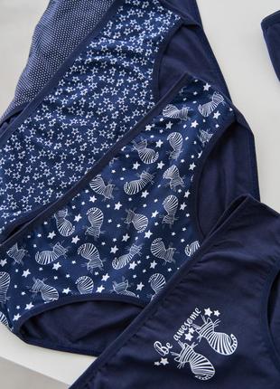 Набор женских трусиков слипы батал nicoletta (7 шт в упаковке)