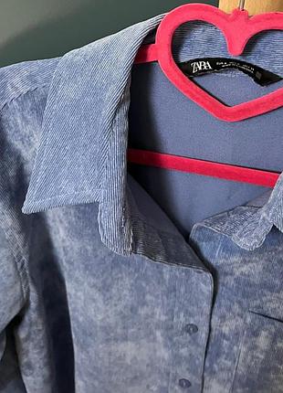 Вельветова сорочка zara