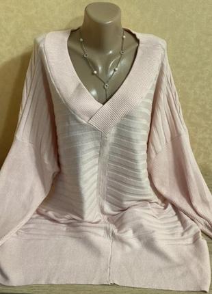 Фактурний светр великого розміру