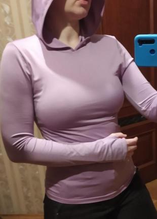 Спортивний гольф жіночий з капюшоном fabletics розмір xs s