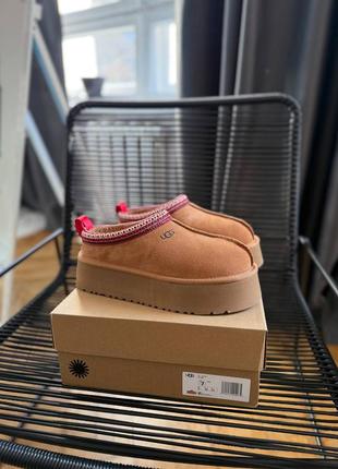 Угги уггі угг Shadow ugg tazz platform chestnut