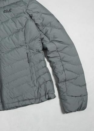 Jack wolfskin куртка женская пуховик пуховая на пуху теплая короткая серая джек вольфскин тнф tnf s xs 34 365 фото