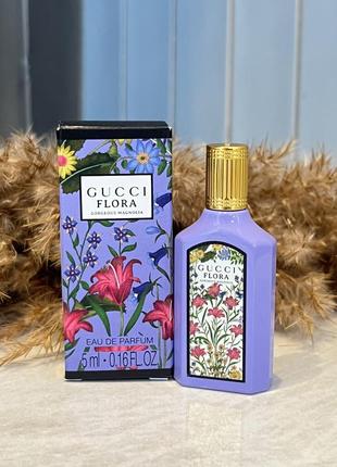 Оригинальный миниатюрный парфюм парфюм парфюмированная вода gucci flora gorgeous magnolia