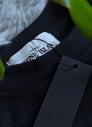 Свитшот stone island черный 4