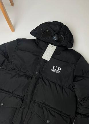 Пуховик c.p company / спаные / черная / куртка /
