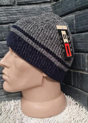 Зимова шапка bars 70% wool 30% акрил 29533