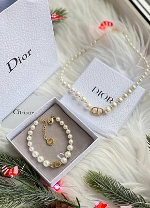 Брендовый комплект чокер и браслет ♥️🥰с логотипом