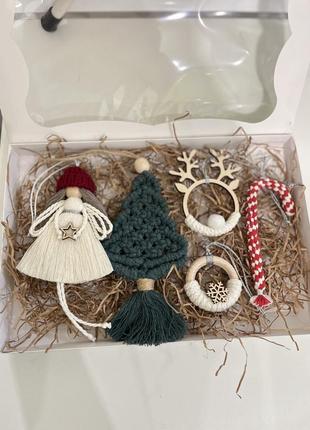 Новогодние подарки ручной работы / боксы handmade macrame