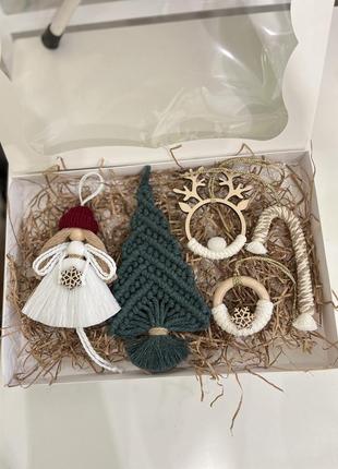 Новогодние подарки ручной работы / боксы handmade macrame