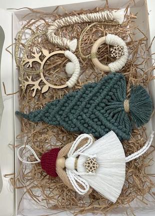 Новогодние подарки ручной работы / боксы handmade macrame