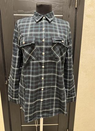 Рубашка в клетку, байковая, рубашка