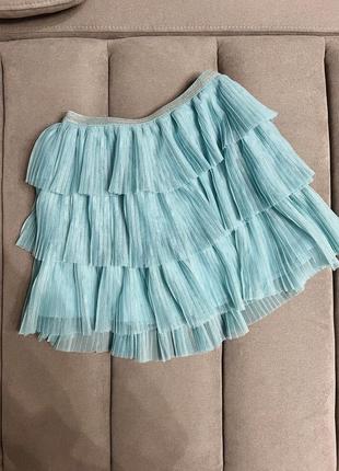 Спідничка для дівчинки святкова h&m 6-8 122-128