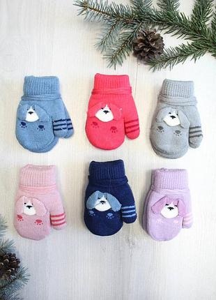 Рукавиці з аплікацією для малюків kalina