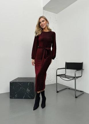 Вечернее платье из люрекса мод 136