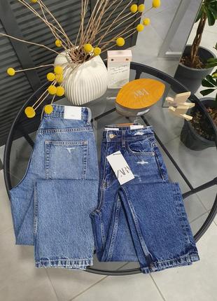 Джинси mom fit zara 38