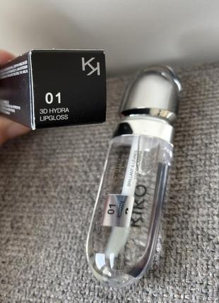 Новый базовый прозрачный блеск для губ kiko 3d hydra 01 clear mac nyx
