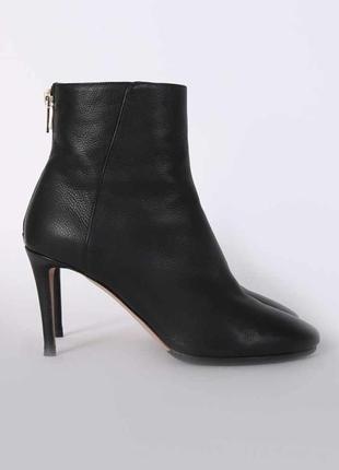 Черные ботильоны из кожи jimmy choo