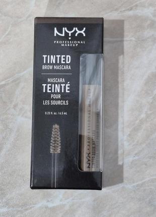 Тушь для бровей no 03 nyx tinted brow mascara - brunette, 6,5 мл