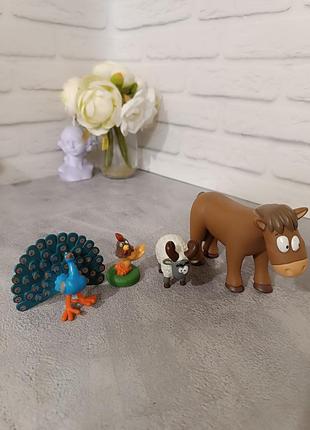 Набір фігурок тварин з ферми василя та василіси