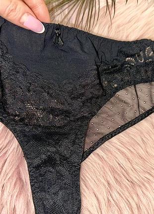Шикарные, кружевные трусики-стринги, intimissimi, р.s-m