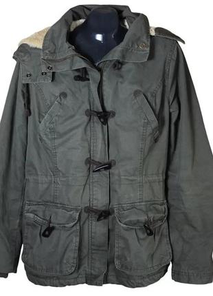 Куртка парка h&m цвета хаки