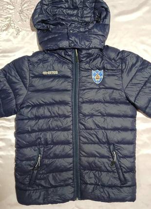 Фірмова чоловіча темньо-синьо-фіолетова куртка,пуховик