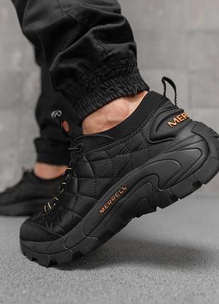 Мужские кроссовки merrell iceberg moc black/orange5 фото