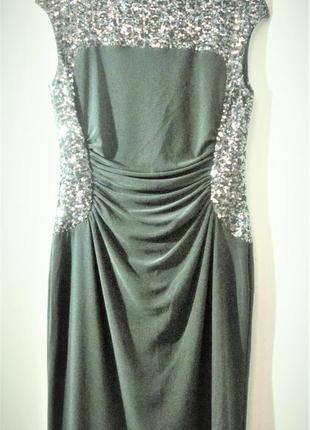 Сукня ralph lauren , декороване паєтками по контуру силуету3 фото