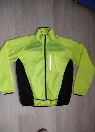 Мужская велосипедная куртка повышенной видимости