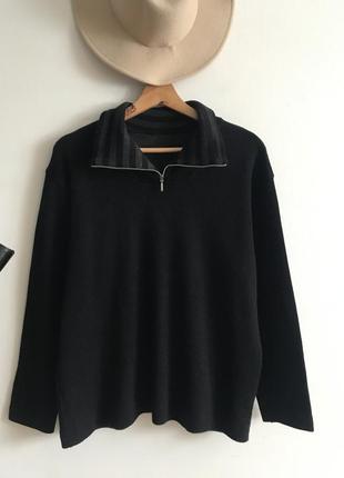 Вовняний зіп светр