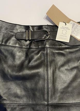 Новая кожаная юбка massimo dutti / массимо дутти9 фото