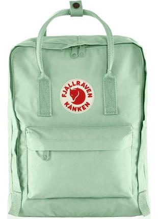Оригинальный рюкзак fjallraven kanken classic unisex backpack mint green портфель, сумка