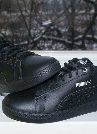 Кроссовки pums Спортивні штани cargo puma black leather 39 р. оригинал