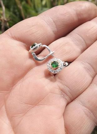 Сережки срібло 925 кульчики срібні имп 20149