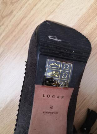 Кожаные туфли  logan, vera cuojo, размер 406 фото