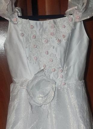 Праздничное фатиновое платье на утренник выпускной садик