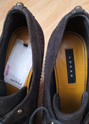 Кожаные туфли  logan, vera cuojo, размер 407 фото