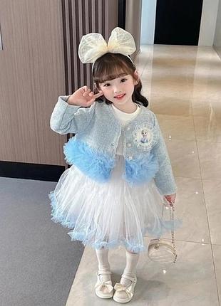 Костюм-платье+пиджак пиджак типа твид