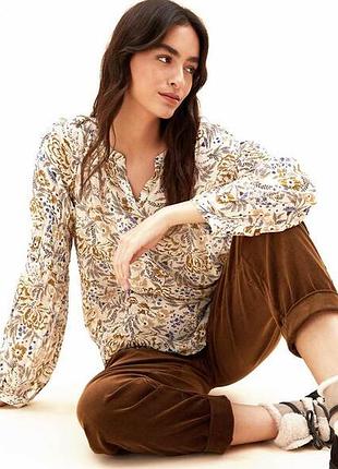 Новая легкая блуза в цветы