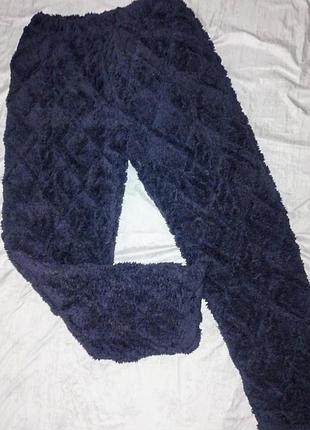 Теплые махровые женские штаны