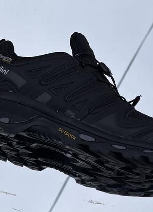 Черные мужские темро кроссовки