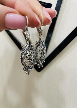 Серебряные серьги 925 проба