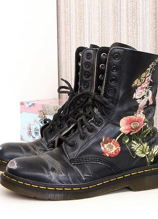 Черевики грубі шкіряні, dr martens. натуральна шкіра.