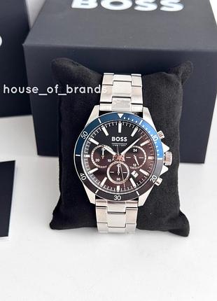 Hugo boss troper chronograph 1514101 чоловічий наручний годинник босс оригінал мужские часы хронограф на подарунок чоловіку хлопцю подарок мужу