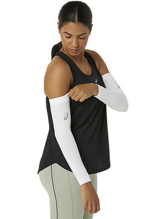 Рукава для волейбола компрессионные унисекс asics armsleeves белые рукава для волейбола рукав для волейбола