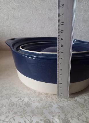 Керамическая форма для выпечки с крышкой,керамика, для запекания, для духовки, посуды,...