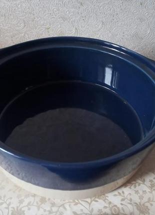 Керамическая форма для выпечки с крышкой,керамика, для запекания, для духовки, посуды,...