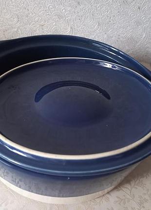 Керамическая форма для выпечки с крышкой,керамика, для запекания, для духовки, посуды,...