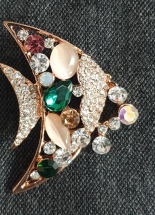 Брошка "золота рибка"