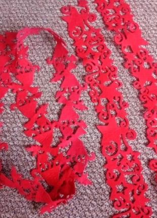 Фетровая герлянда.